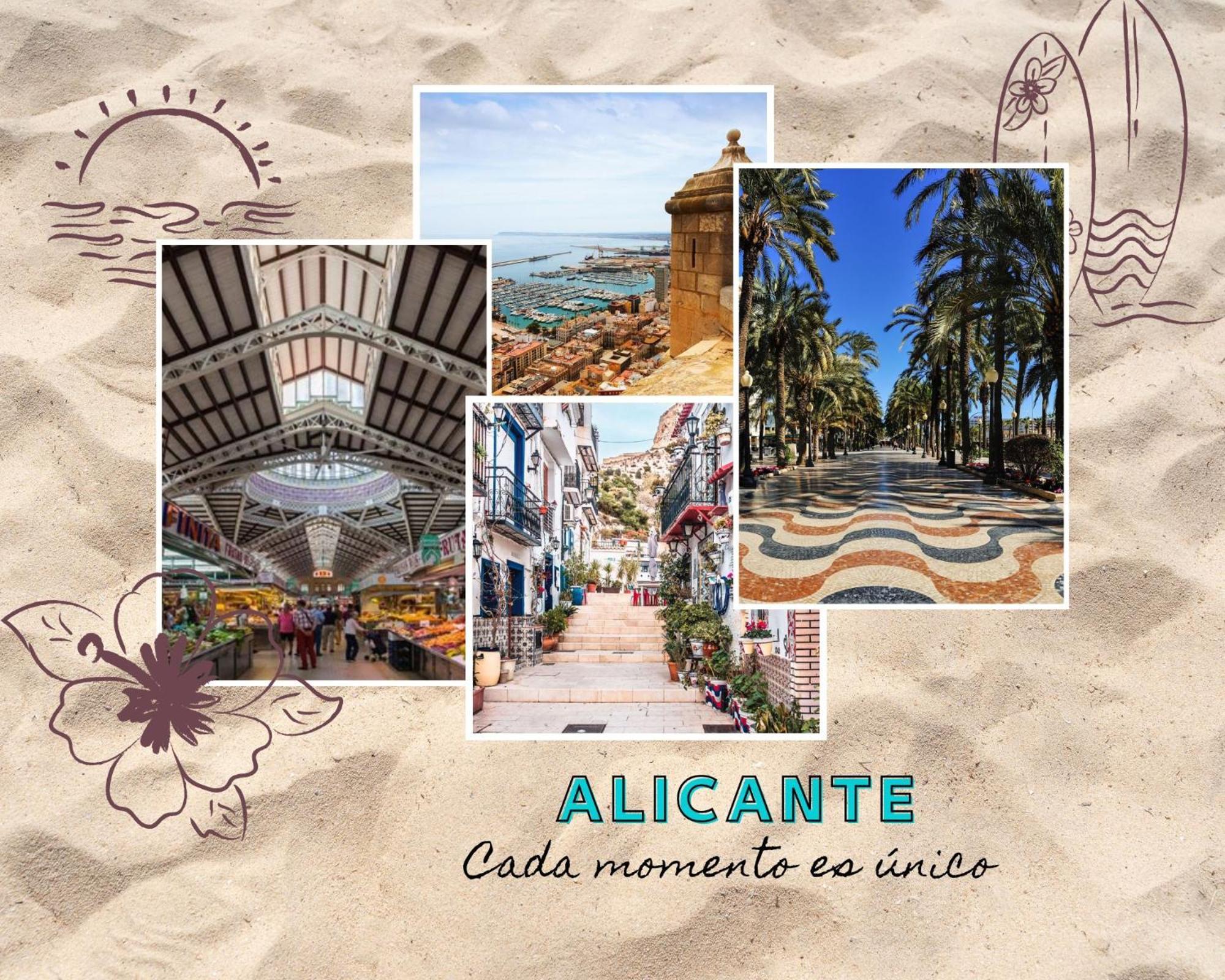Charming Duplex - Historic Center - 7Min To Beach Alicante Bagian luar foto